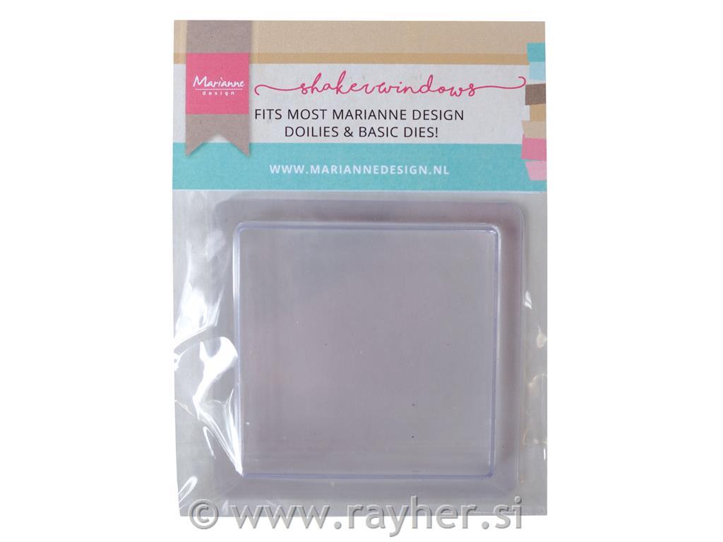 Shaker Windows - Square, 9 cm