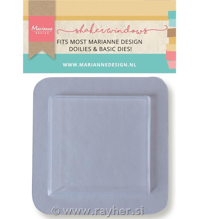 Shaker Windows - Square, 9 cm