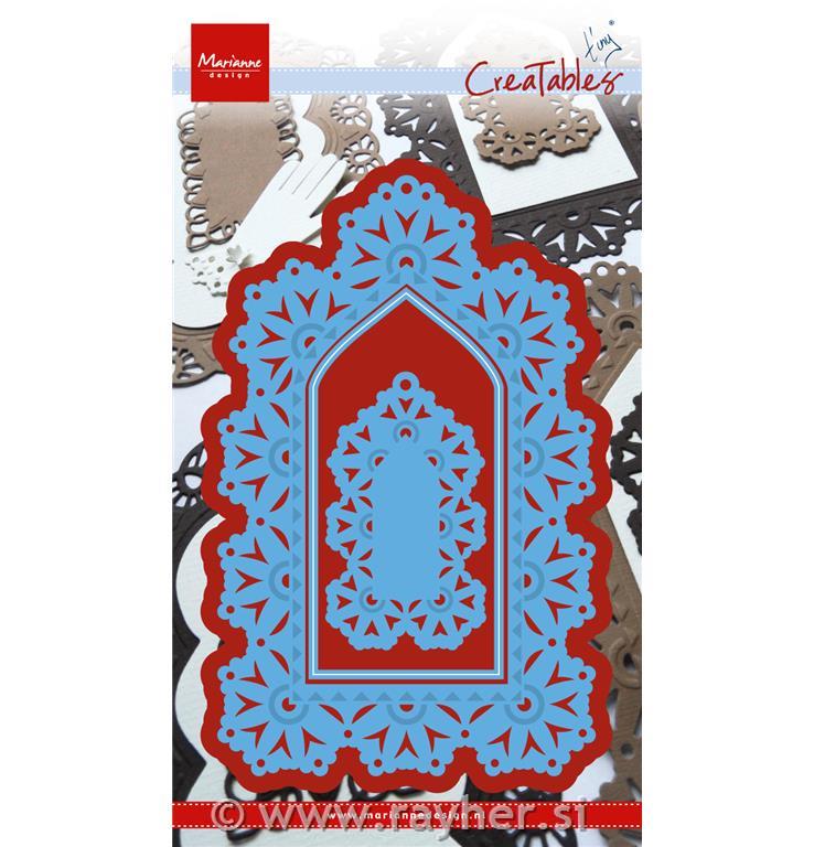 ŠABLONA MD CREATABLE,ČIPKASTI OKVIR