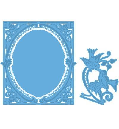 ŠABLONA MD CREATABLES,PTIČKI IN OKVIR