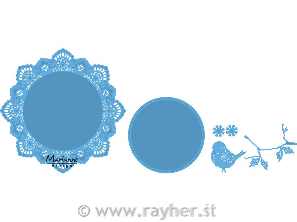 CREATABLE DIE- PETRA'S CIRCLE WITH BIRDS