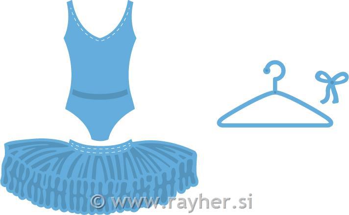 ŠABLONA MD CREATABLES, BALETNI DRES