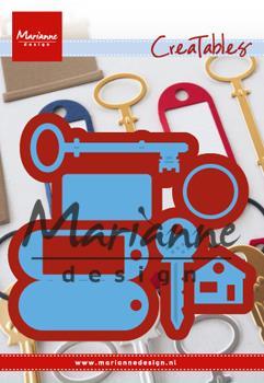 Die cut Key ring