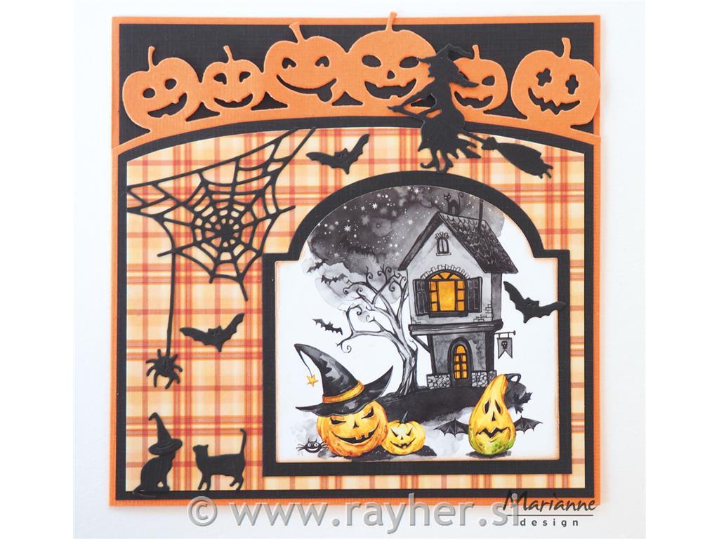 CREATABLE DIE - Border with pumpkins