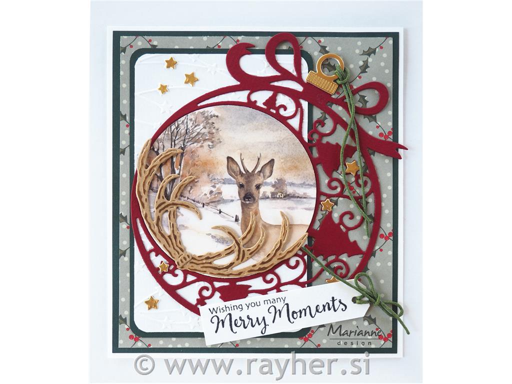 ŠABLONA MD CREATABLES, JELENJI ROGOVI