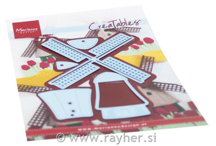 ŠABLONA MD CREATABLES, MLIN NA VETER