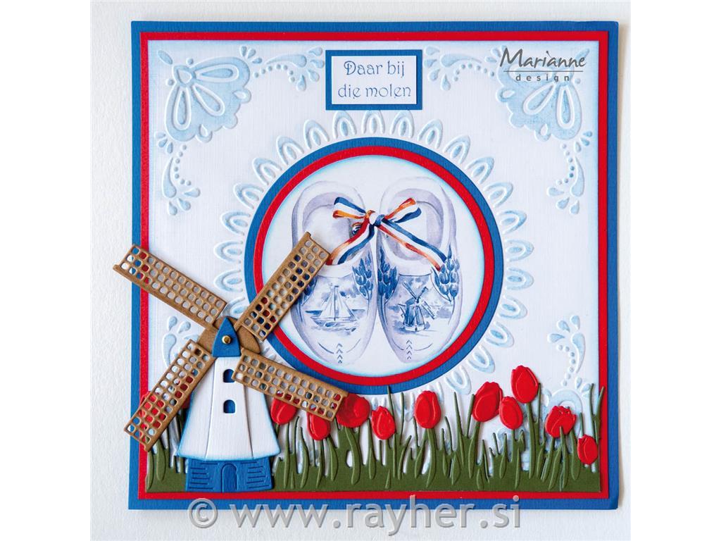 ŠABLONA MD CREATABLES, MLIN NA VETER