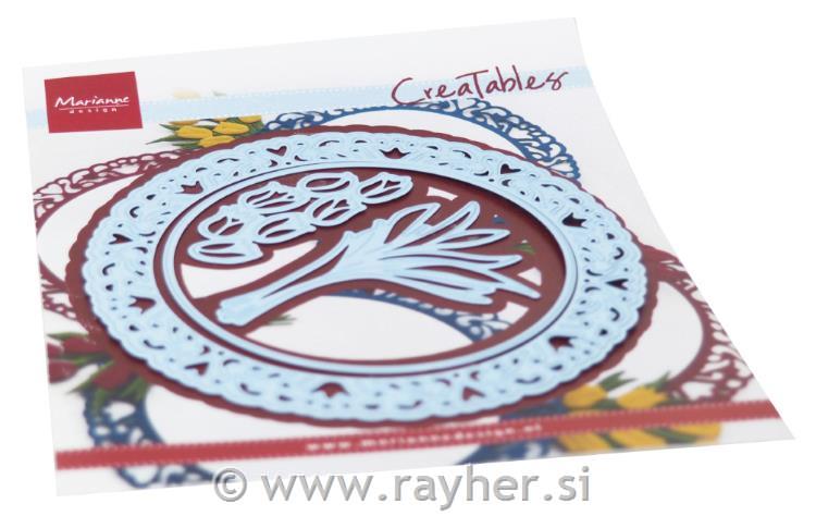 ŠABLONA MD CREATABLES, ČIPKA TULIPANOV