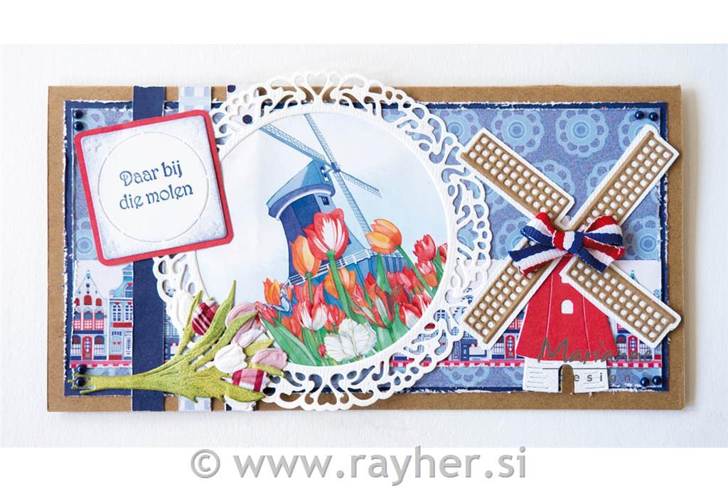 ŠABLONA MD CREATABLES, ČIPKA TULIPANOV