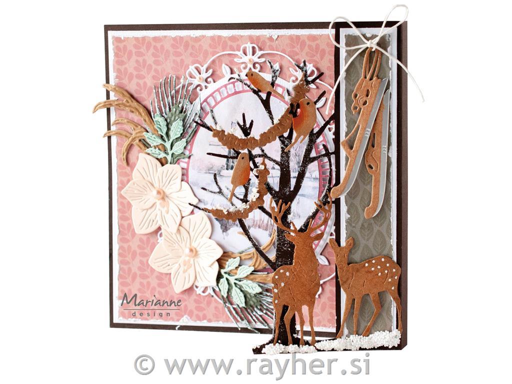 ŠABLONA MD CREATABLES, STARE SMUČI