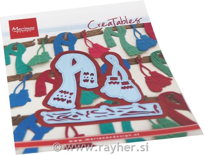 CREATABLE DIE: Mittens & scarf