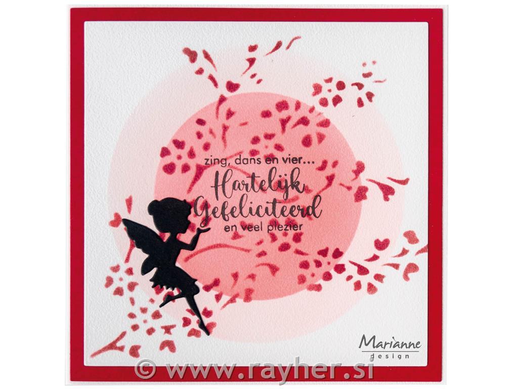 Šablona MD Creatable: Vila & Metulji