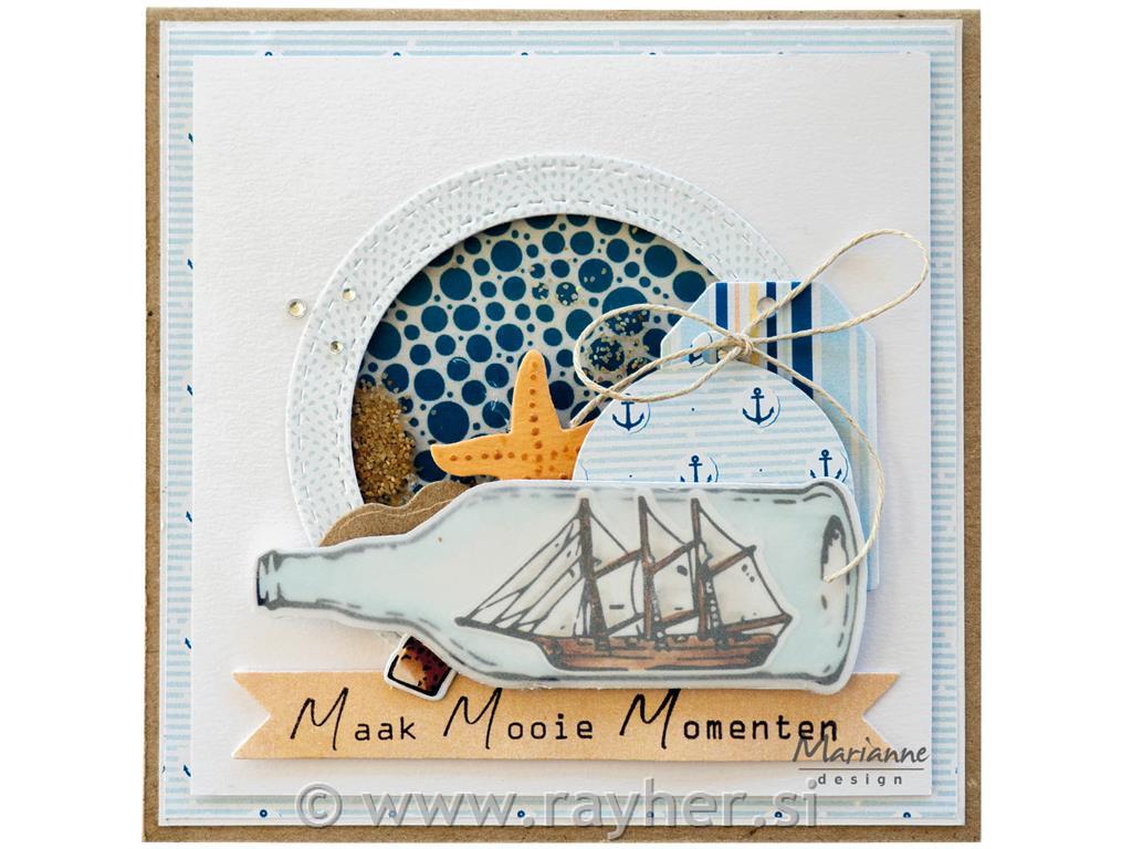 Šablona MD Creatable: Mali krogi z obrobo