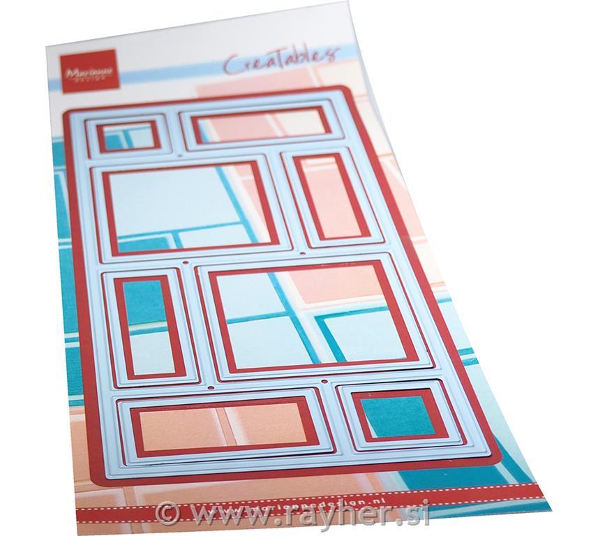 Šablona MD Creatable: Kvadrati in pravokotniki