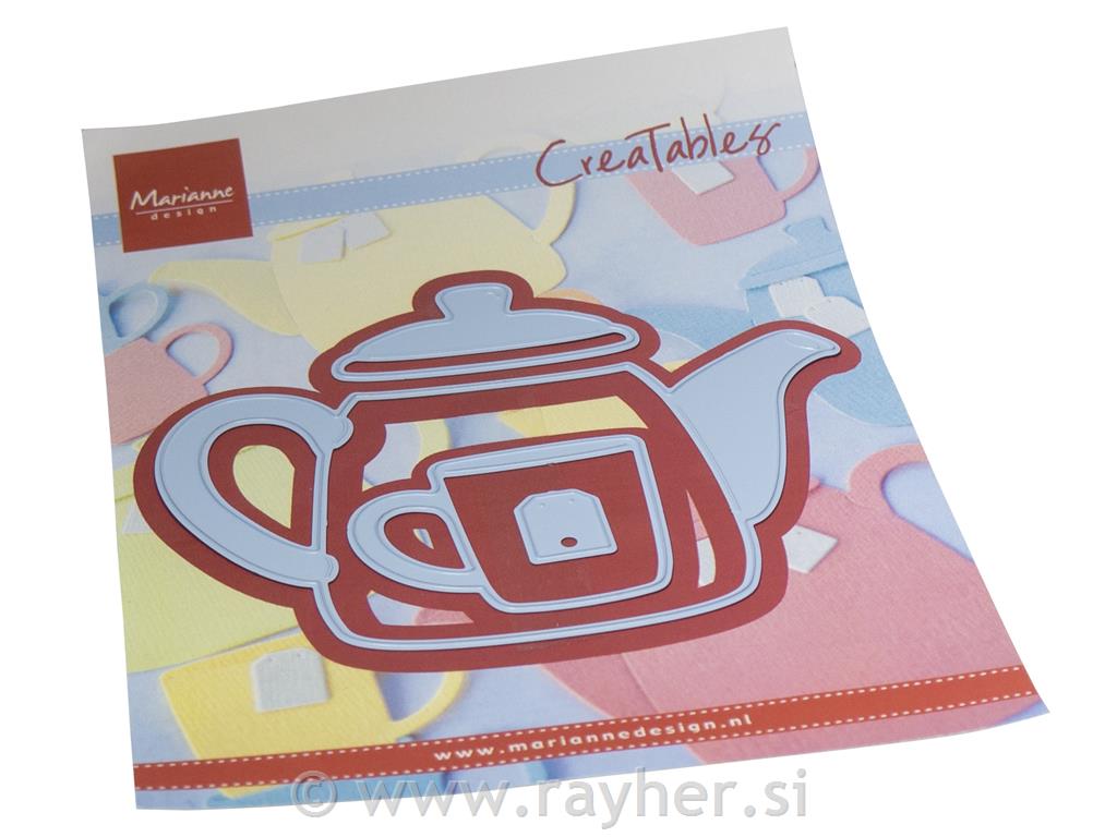 Creatable Die: Teapot and glass