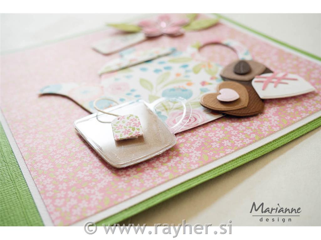 Creatable Die: Teapot and glass