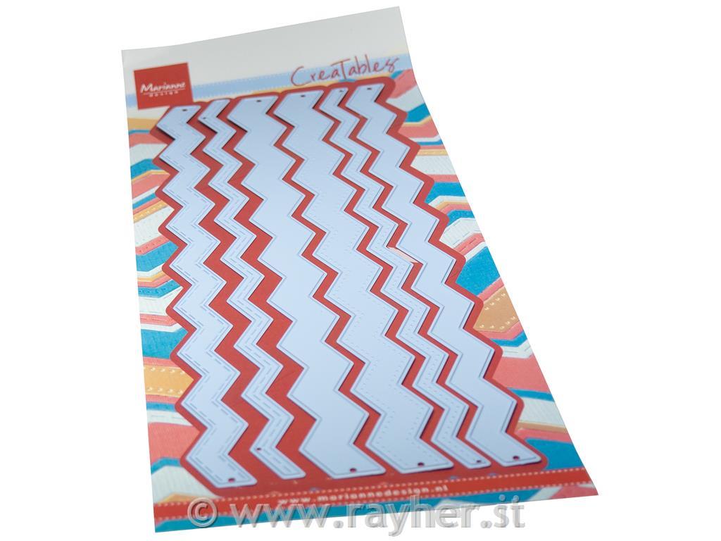Creatable Die: Zig zag strips