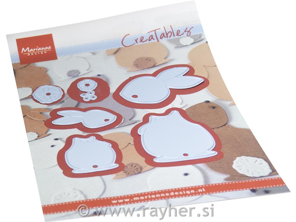 Šablona MD Creatable: Zajčki