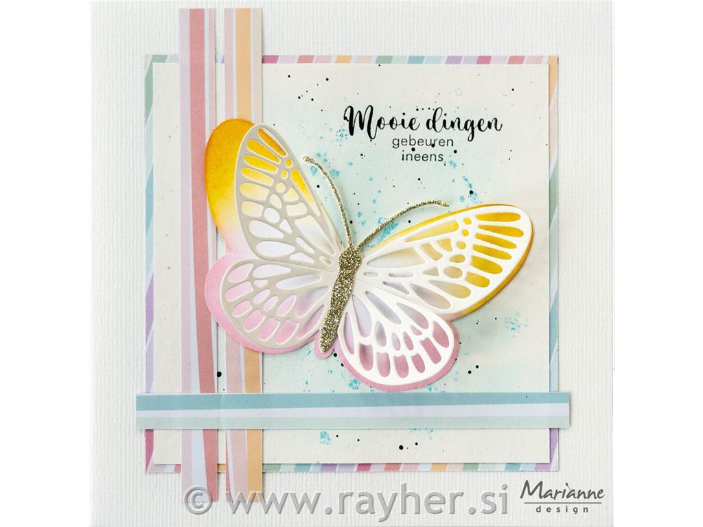 Šablona MD Creatable: Metulj z razprtimi krili