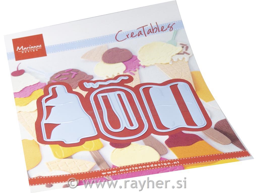 Šablona MD Creatable: Sladoledne lučke