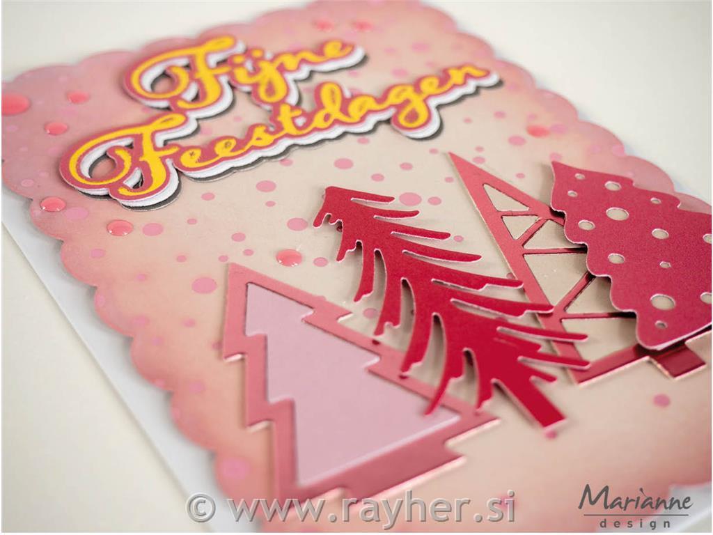 Šablona MD Creatable: Božična drevesa