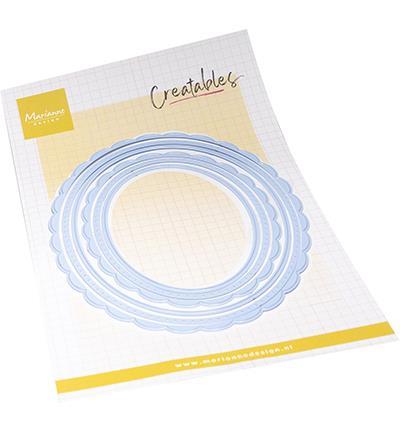 Šablona MD Creatable: Scalloped Oval