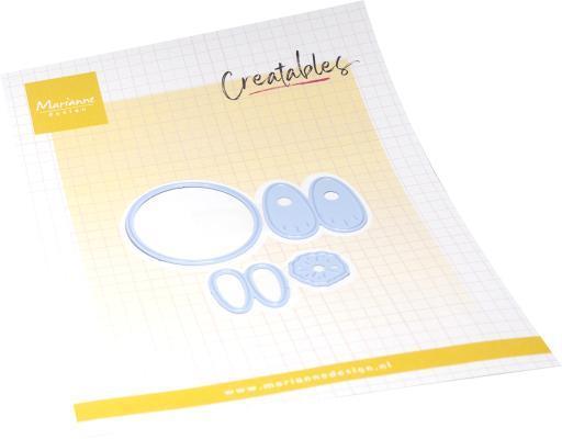 Šablona MD Creatable: Bunny Pom-Pom