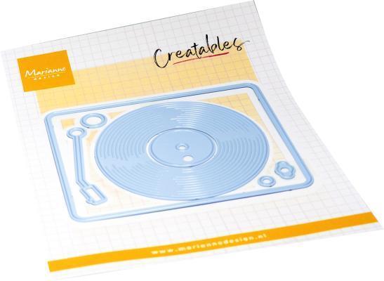 Rezalna šablona Gramofon