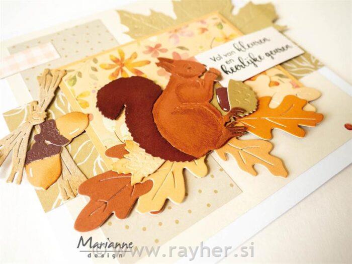 Šablona MD Creatable: Hrast, listi in veje