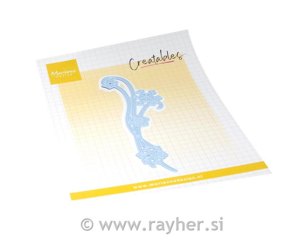 Šablona MD Creatable: Ledeni kristali - snežinke