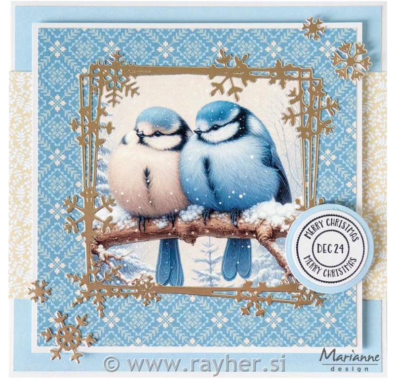 Ice crystals - square