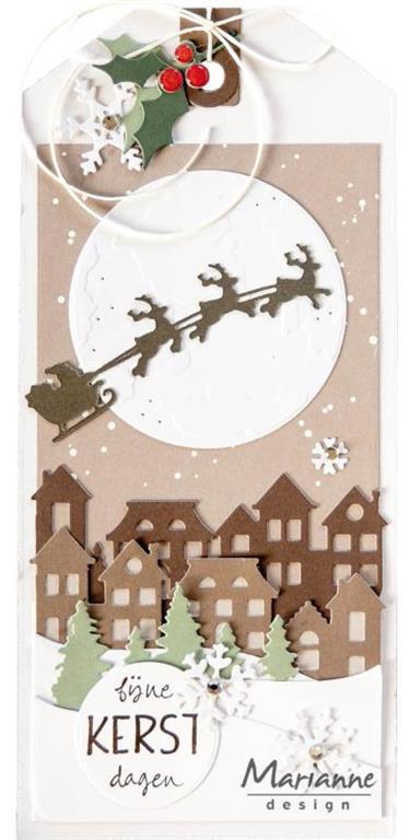 Šablona MD Creatable: Božiček in sani