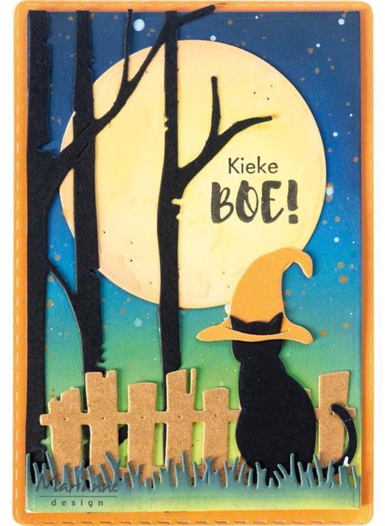 Šablona MD Creatable: Čarovniški klobuki in metla