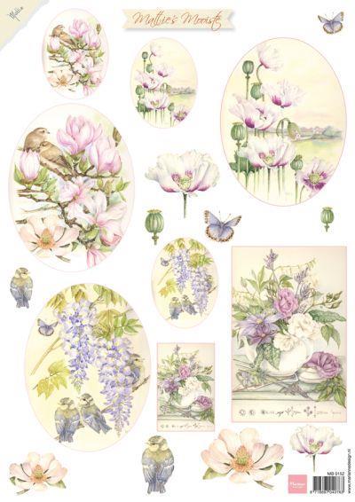 DECOUPAGE PICTURES,SUMMER FLOWERS 1