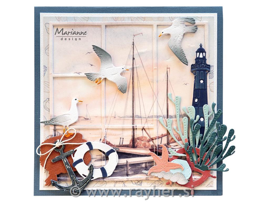 Decoupage paper: Harbor
