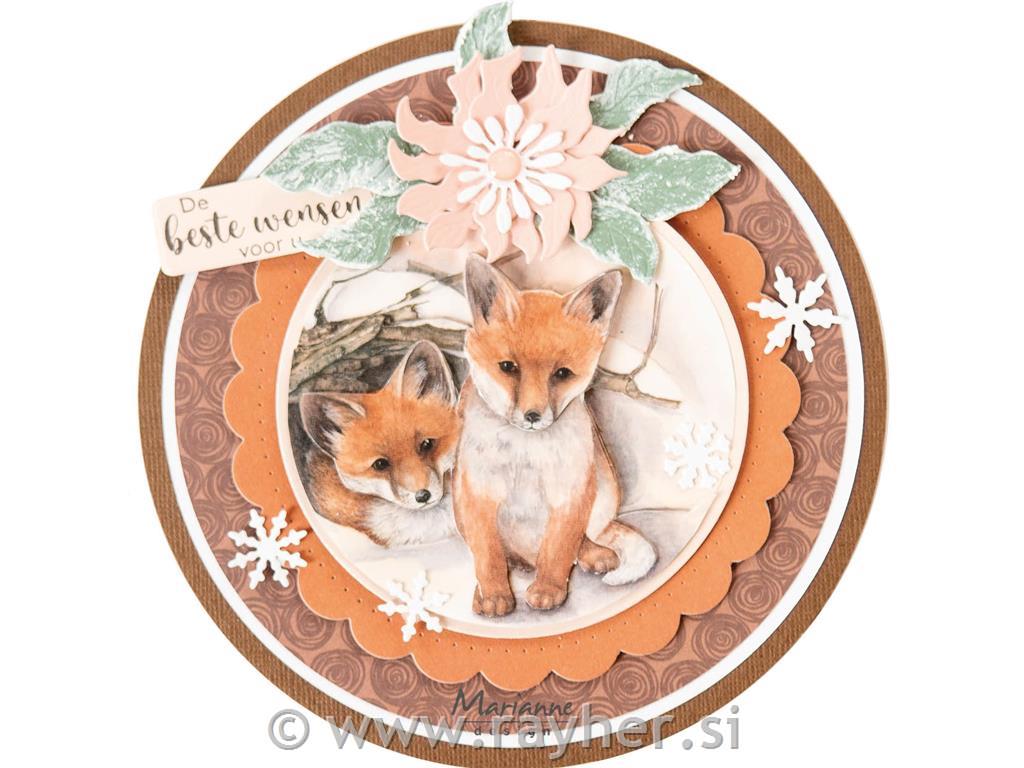 List s sličicami: Veverice