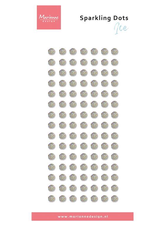 Sparkling dots - ice