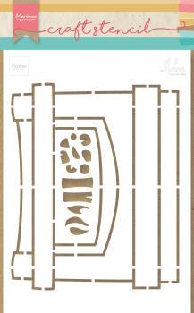 Mask stencil: Fire Place