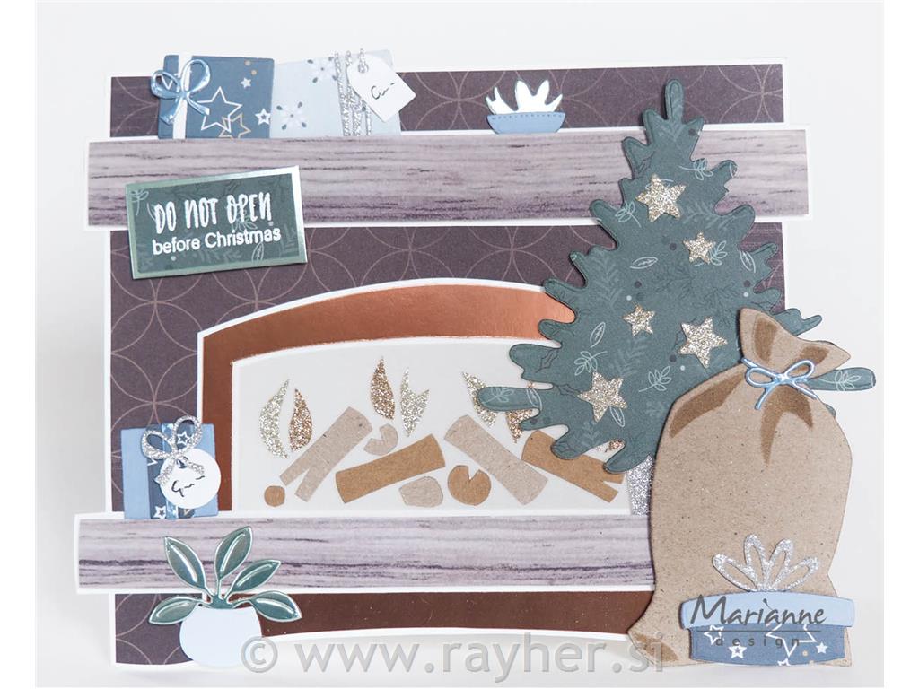 Mask stencil: Fire Place