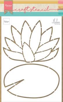Mask stencils: Waterlily