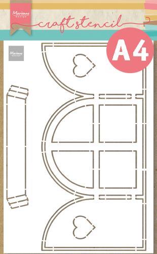 PLASTIČNA ŠABLONA, OKNO, A4