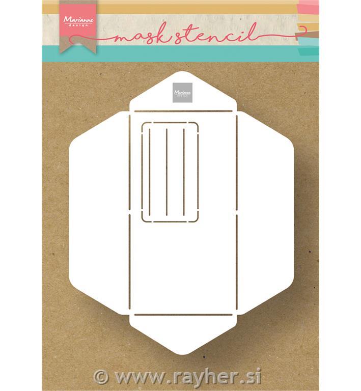 Šablona: Mini tanka kuverta, šablona A4