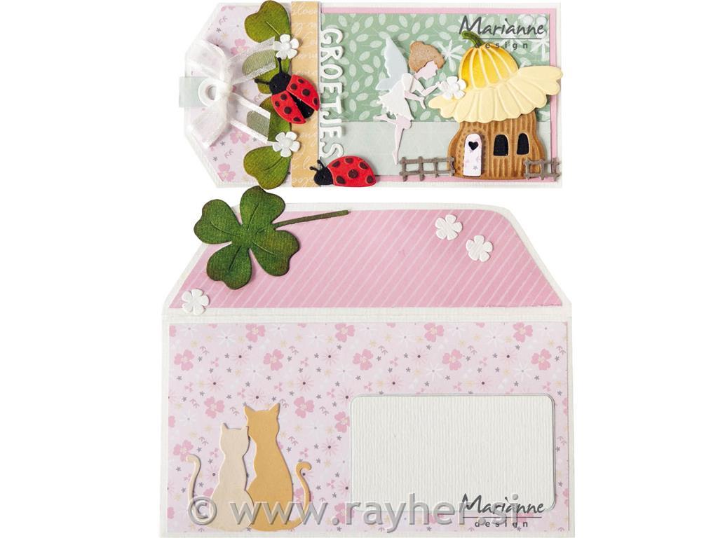 Šablona: Mini tanka kuverta, šablona A4