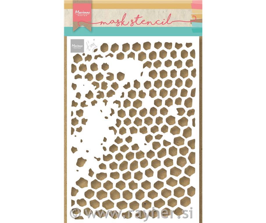 Mask stencil: Honeycomb