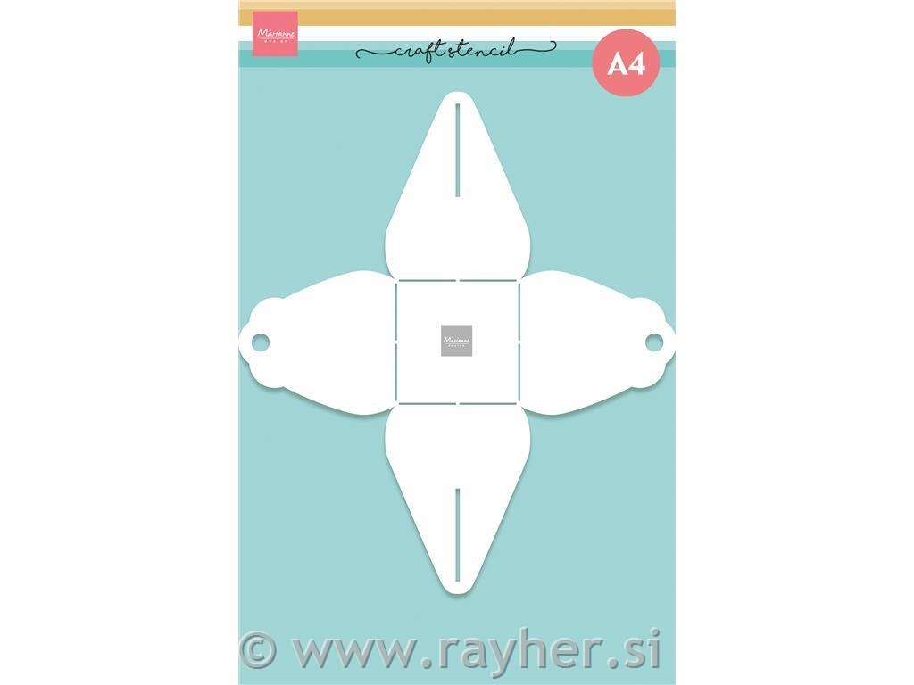 Mask stencil: Bonbon box