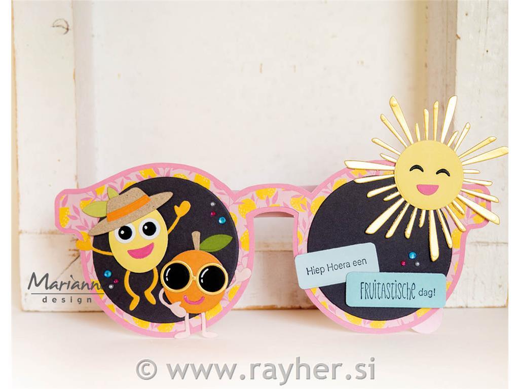 Mask stencil: Sun glasses