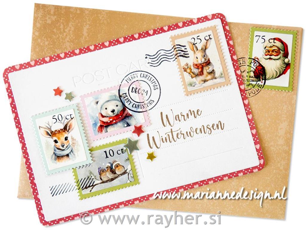 Stencil: Envelope 11.5 x 16 cm