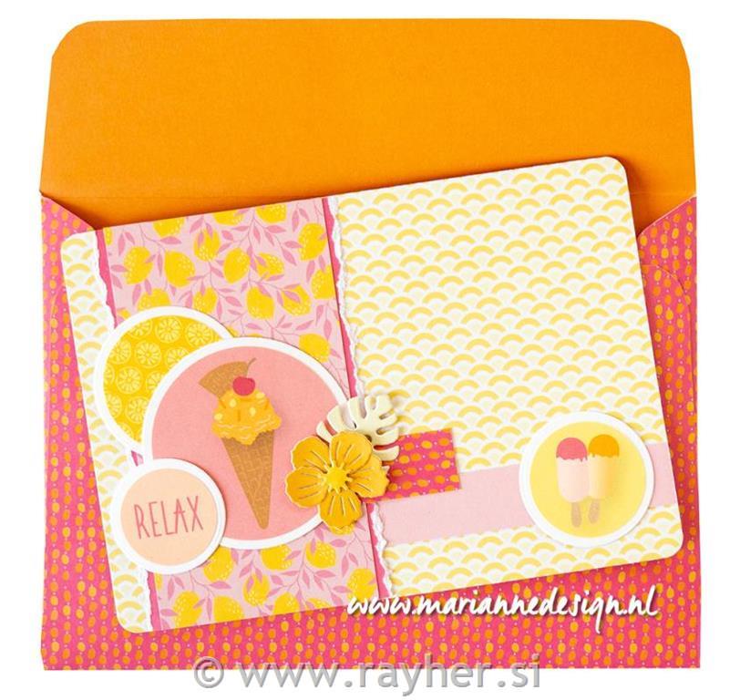 Stencil: Envelope 11.5 x 16 cm