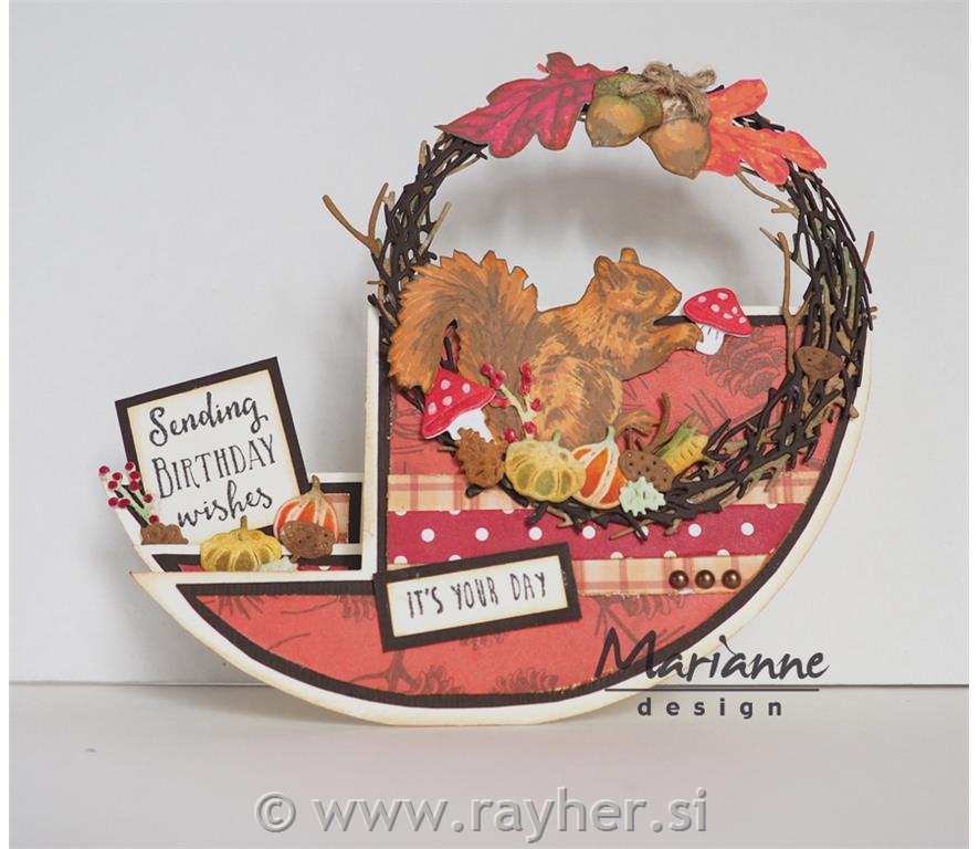 CLEAR STAMP LAYERED/ SQUIRREL