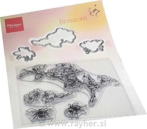 Štampiljke in šablone: Cvetoča veja